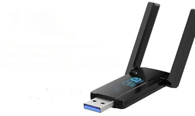 Main image of 1300M Dual Band USB Wireless Network Card Desktop Laptop Driver-free WIFI Receiver Transmitter Adapter