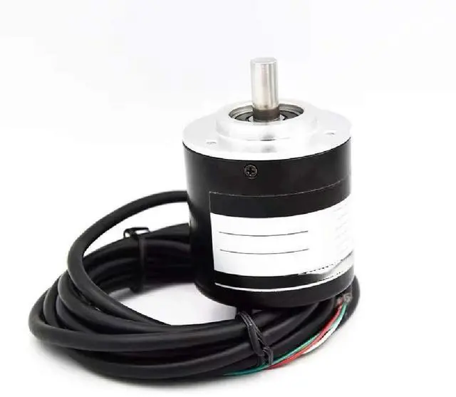 Main image of 50mm incremental optical rotary encoder 8mm shaft TRD-J500-RZ resolution 100 200 360 500 1000 1024 2000 pulse push-pull output