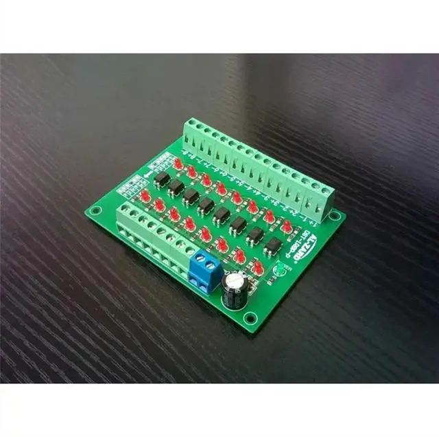 Main image of 8-channel photoelectric isolation module PLC signal level voltage conversion board PNP output