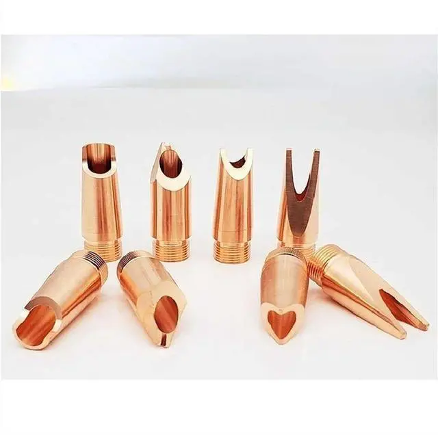 Main image of Optical handheld welding copper nozzle U-shaped sharp angle wire feeding 1.0