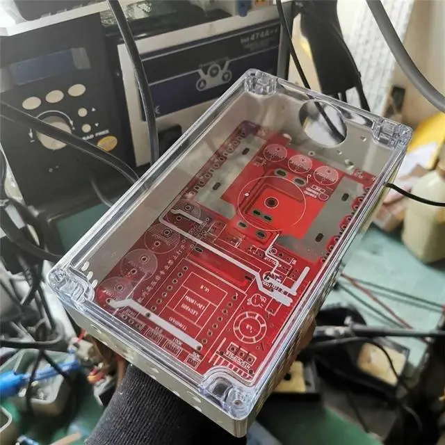 Main image of Handmade DIY junction box F1-3T transparent plastic waterproof box 56*120*200 security power supply ABS meter box