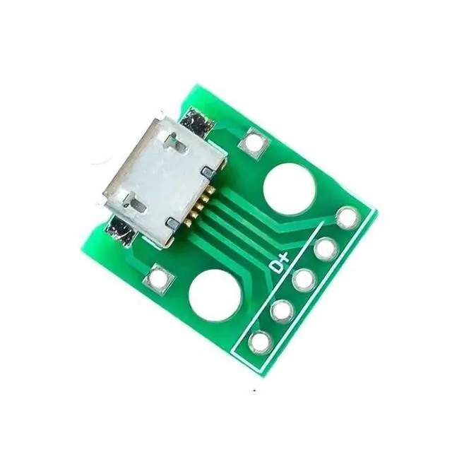 Main image of 30pcs/lot USB adapter chassis Type B MAC 5p connector adapter board with solder socket