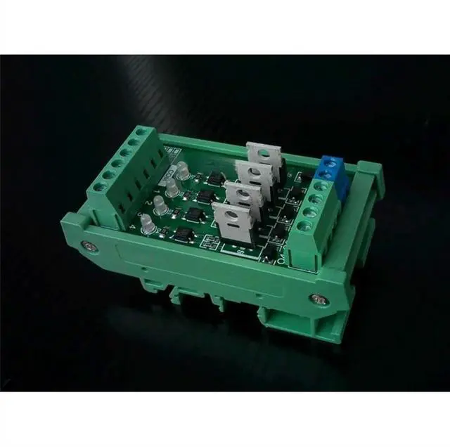 Main image of 4-channel PLC amplifier board, fully compatible input, photoelectric isolation board, high-power transistor