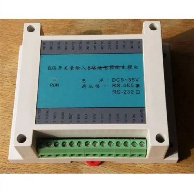 Main image of 8 digital input RS485 interfaces - RTU communication and ASCII code instructions
