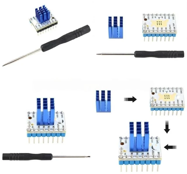 Main image of 587B TMC2209 V4.0 Silent Stepper Motor Driver 5.5-28V Microstep 256