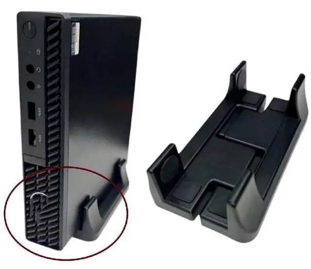 Main image of Vertical stand for mini PC tower PCs, compatible with models 3040M, 7040M, 7050M, 7060M, 3090M, 3000M, etc.