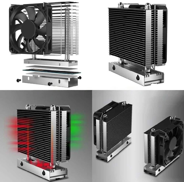 Main image of 587B Metal Heatsink for M.2 2280 Drives with 3000RPM 0.08A Air Compressor
