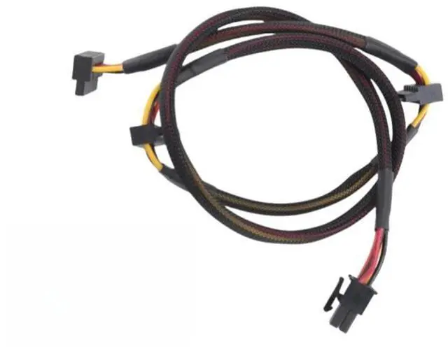 Main image of Modular Power Supply 6-pin to 3-port SATA Power Cable 18AWG Cable Length 80cm