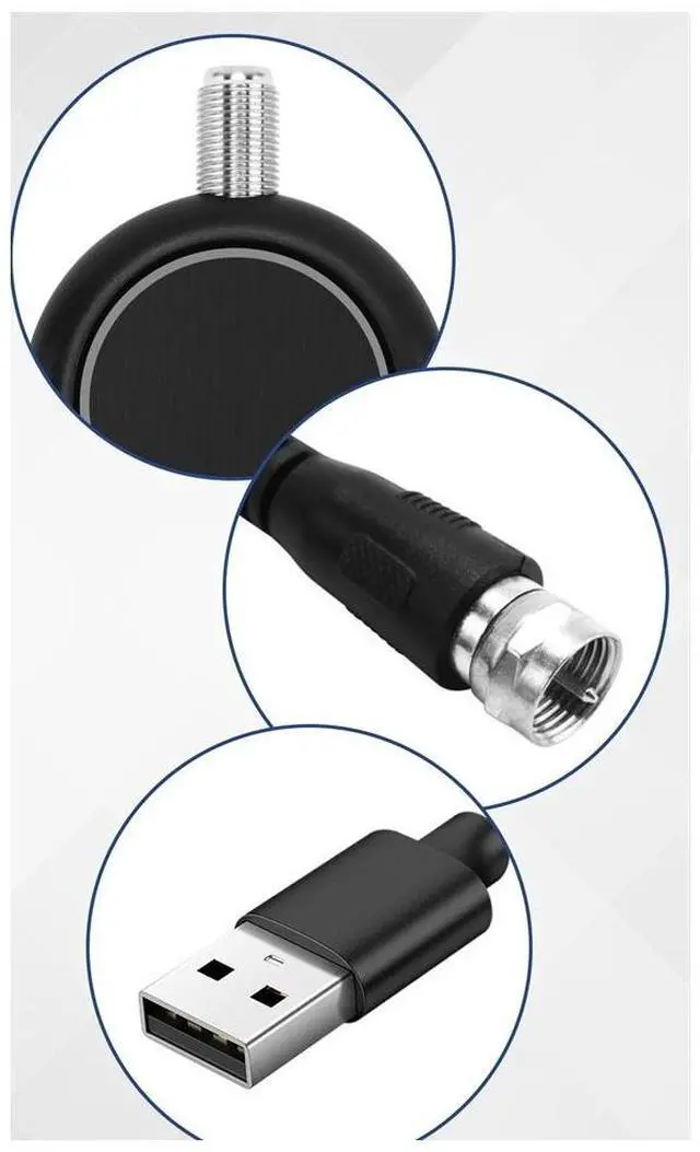 Main image of Quick Install Outdoor or Indoor HDTV Digital TV Antenna Signal Amplifier HD USB Powered 32DBI
