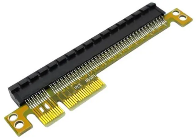 Main image of PCI-E 4X to 16X Riser Card PCI Converter Male to Female Extender Adapter Support PCIe 4X Card 8X Card 16X Card