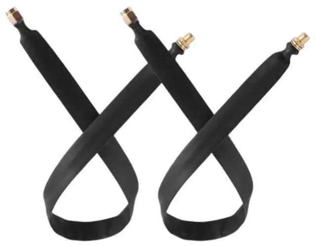 Main image of 2pcs Flat Cable SMA Male to SMA Female Window and Door Coaxial Cable Extension Adapter for WiFi