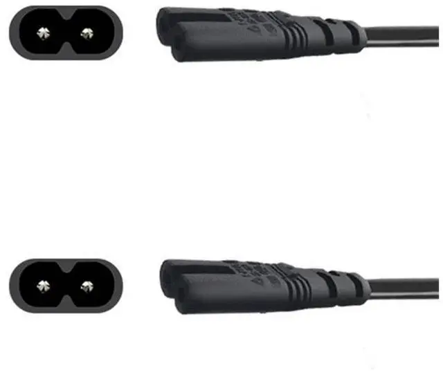 Main image of IEC320 C8 to 2X C7 Y-type split AC power cord, 8-shaped male to 2 female 1 in 2 out AC power cord