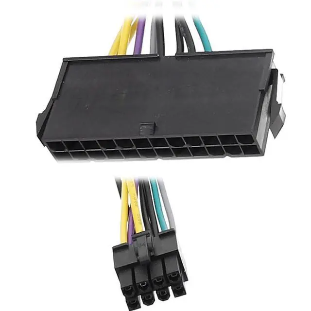 Main image of 24-pin to 8-pin ATX PSU power adapter cable for 8P motherboards H61/H81/Q77/Q87/B75/A75/Q75/Q65