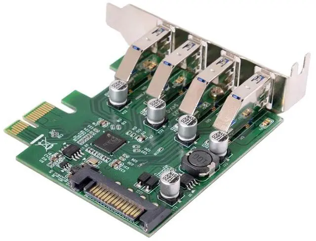 Main image of 4-Port PCI-E to USB 3.0 PCI Expansion Card Adapter 5Gbps USB1.1/2.0/3.0 Operating System