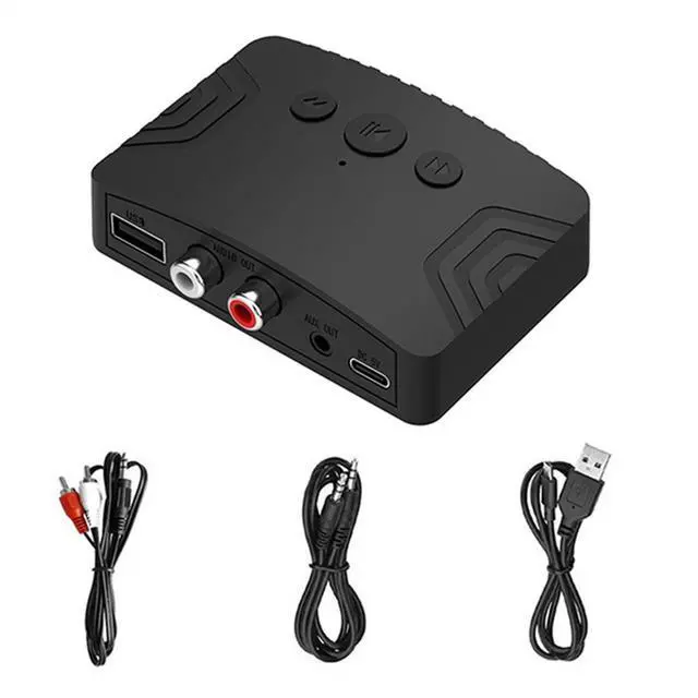 Main image of Bluetooth 5.3 Audio Receiver 3.5mm AUX USB U disk Stereo Music Wireless Audio Adapter for TV Car Speaker Amplifier