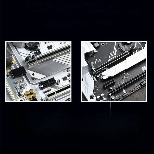 Main image of PH58 2 x M2 SATA to PCIE adapter card display card separator expansion card PCIe X1 to M2 SATA SSD