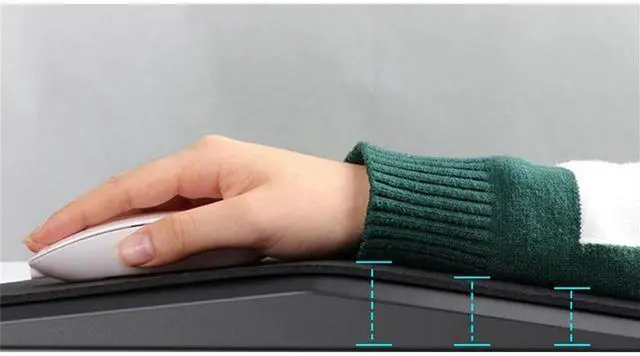 Main image of Solid geometric mouse pad large size composite PU + hard mouse wrist pad to prevent wrist injury office game pad