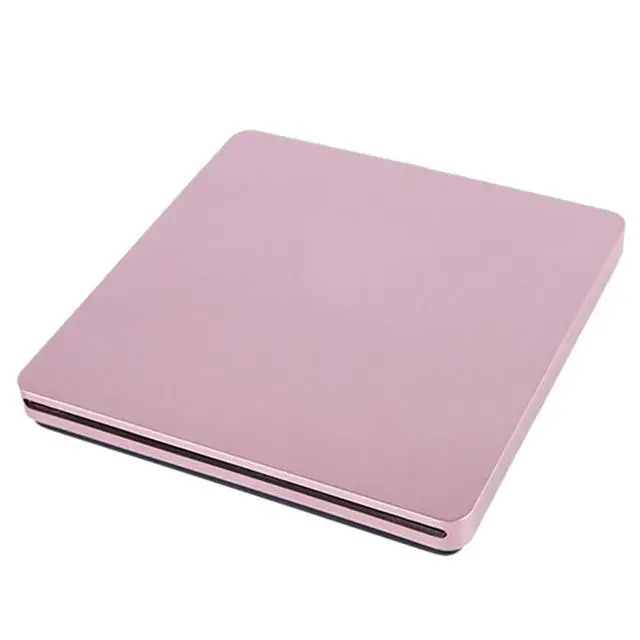 Main image of DVD Optical Drive USB 2.0 Portable CD DVD +/-RW Drive DVD Burner for Laptop 7/8/10 Pink