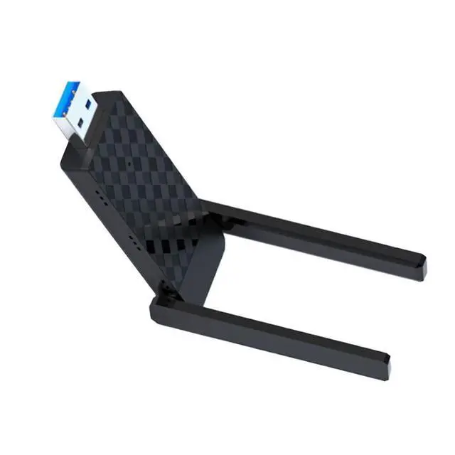 Main image of 1800 Wireless Network Card WiFi6 USB Adapter Dual Band 2.4G/5 Wi-Fi Dongle 2 Antenna Wireless Receiver for PC