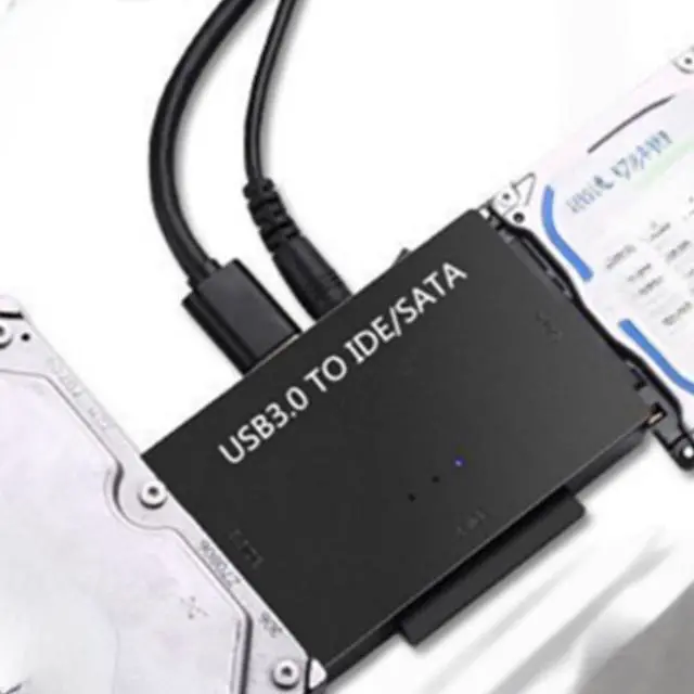 Main image of 2.5 3.5 Hard Drive Universal Adapter USB3.0 USB 3.0 Data Transfer to SATA Combo External Converter (European Plug)