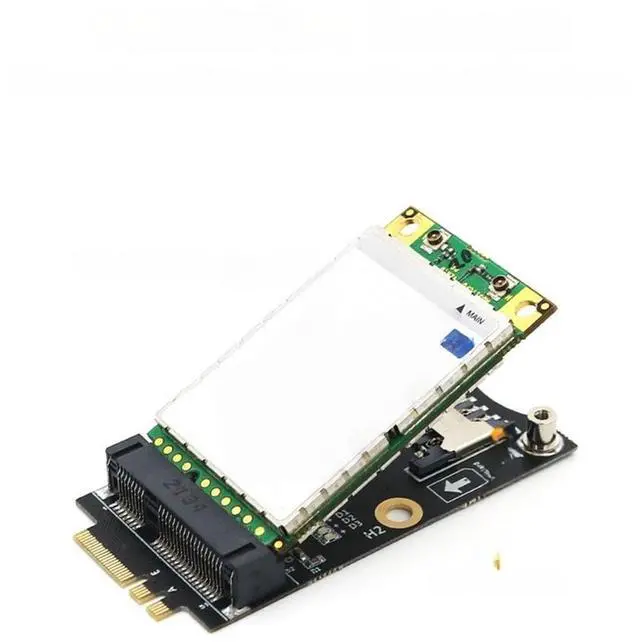 Main image of M.2 Wifi Adapter Mini PCIE Wireless Network Card to M2 A+E Wifi Card Riser with SIM Card Slot