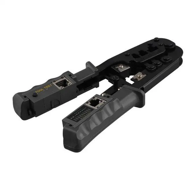 Main image of RJ45 Crimper Network Cable Tester Cutting Tool for 7 6 5 RJ11 RJ12 RJ45 Crimper Metal Clip