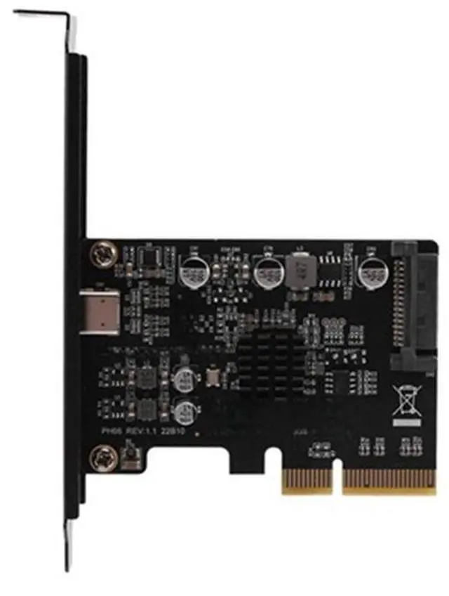 Main image of USB PCIE Card Type C PCI-4X to USB 3.2 2X2 (20Gbps) ASM3242 Chipset