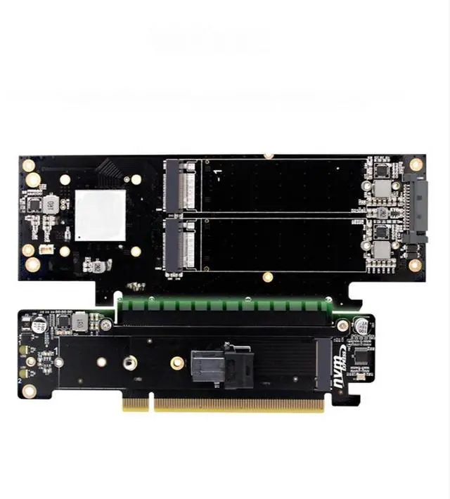 Main image of PCIE4.0 split expansion adapter card PCIE X16 to M.2 SSD adapter card PCIE X16 to X8+X4+X4 four-way .2