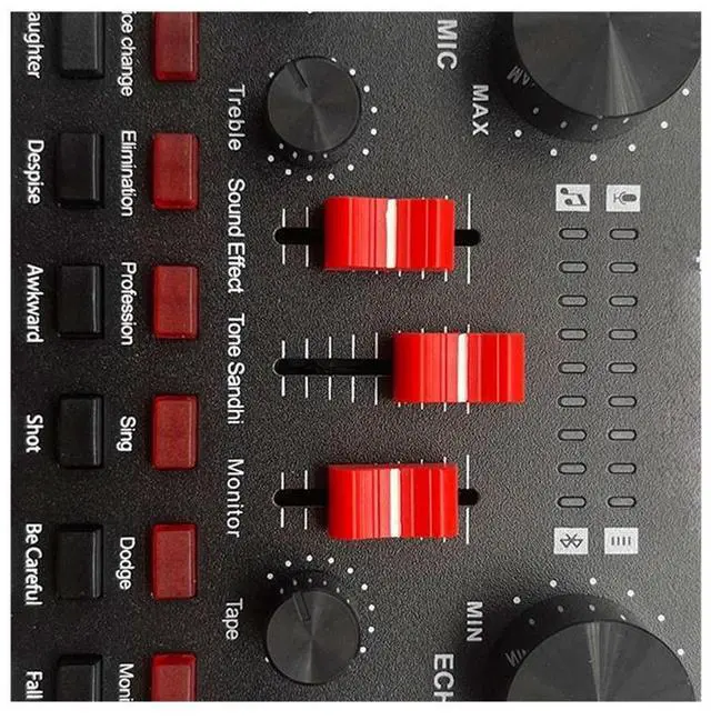 Main image of V8S Microphone USB Rechargeable DSP External Mixer Karaoke 3.5mm Interface Sound Card Portable Live Stereo