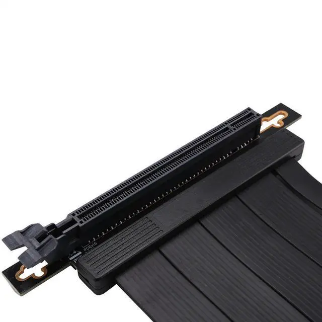 Main image of PCIE 4.0 16X Riser Card Extension Cable PCI Port GPU Riser Card Extender, 90 Degree 10cm