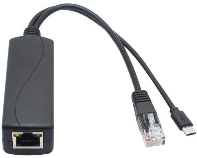 Main image of 4-pack 5V splitter, 48V to 5V 2.4A adapter with USB plug for cameras, tablets, etc.