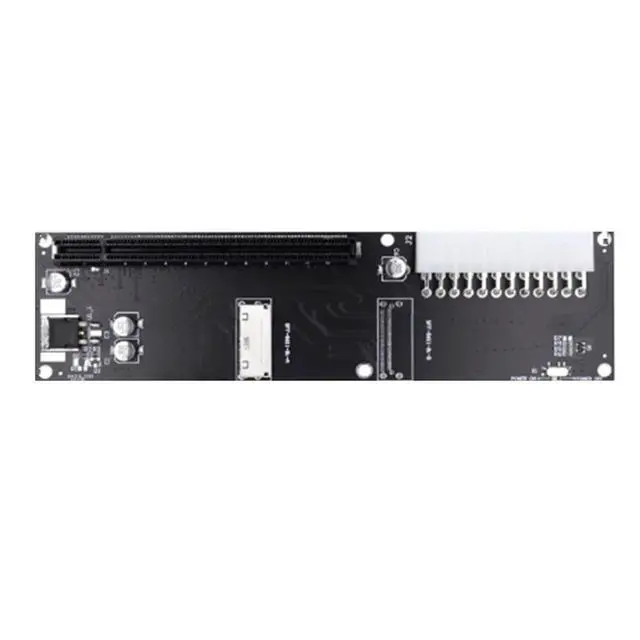 Main image of SFF-8612 8X to PCIE X16 PCI-Adapter with ATX 24n Power Port for Motherboard Graphics Card