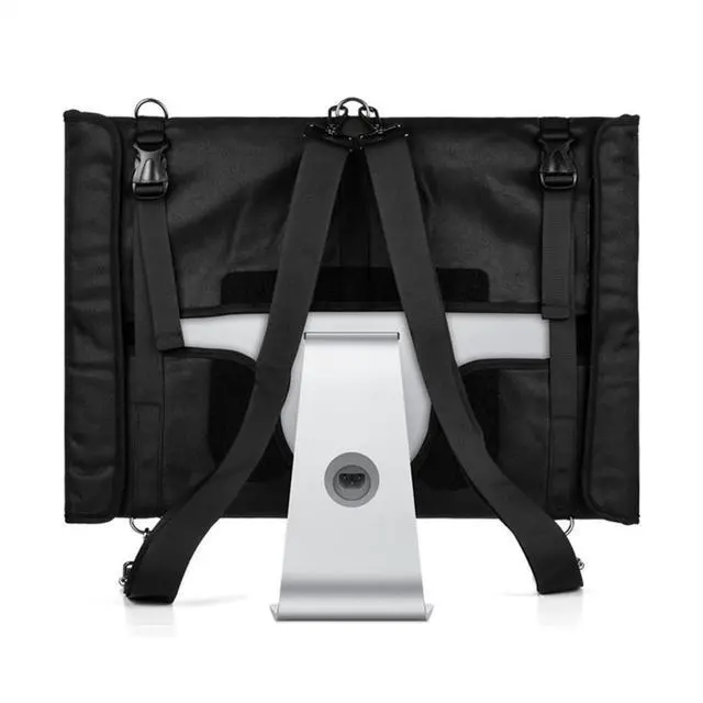 Main image of Desktop computer dust cover travel portable case for iM screen 21.5 inches, integrated nylon handle protective cover