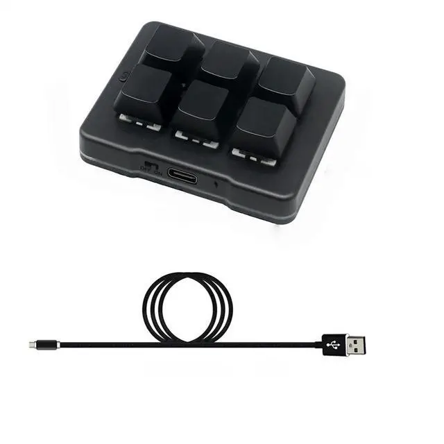 Main image of Mini Keyboard Wireless USB Gaming Keyboard Custom Programmable OSU Keyboard for Video Games Office Work