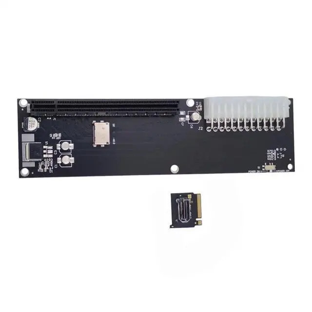 Main image of PCI-E 3.0 M- M.2 to SFF-8612 SFF-8611 host adapter for 2 external graphics cards SSD
