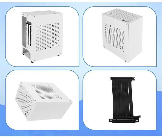 Main image of A07 Mini ITX Computer Case HTPC Host Case USB3.0 ITX Case with Graphics Card Extension Cable (C)