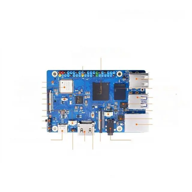 Main image of 2GB RK3566 WiFi+BLE Mini Computer, Single Board Computer