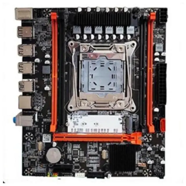 Main image of X99H desktop motherboard + E5 2678 V3 CPU + thermal grease LGA2011-V3 B85 3X4 ECC slot M.2 PCI-E 3.0 X16