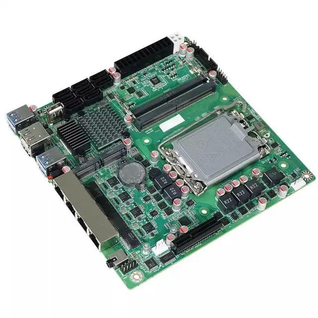Main image of Mini ITX B760 NAS Motherboard Home Processor LGA1700 CPU 2x5 4xi226 2.5G 2xM.2 8xSATA Firewall Server