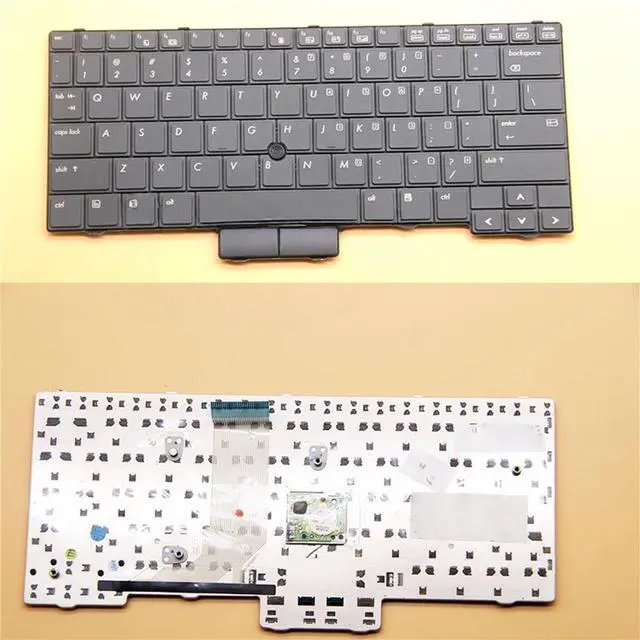 Main image of For 2540 2540p 598790-001 V108602AS1 PK1309C2A00 Laptop US Black Keyboard English Version