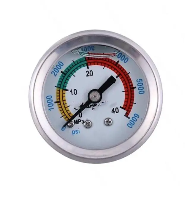 Main image of 4500Psi 300Bar 30Mpa PCP Air Compressor Manual Pump High Pressure Pump Accessories Pressure Gauge Thread M10 1 pc