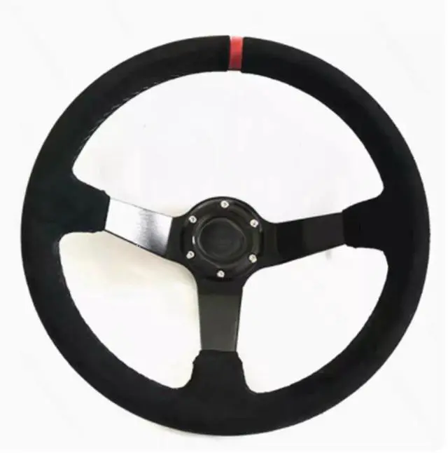Main image of 14 inch modified racing steering wheel