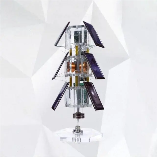 Main image of Solar Magnetic Levitation Motor Student Science Experiment Toy Ornament Gift