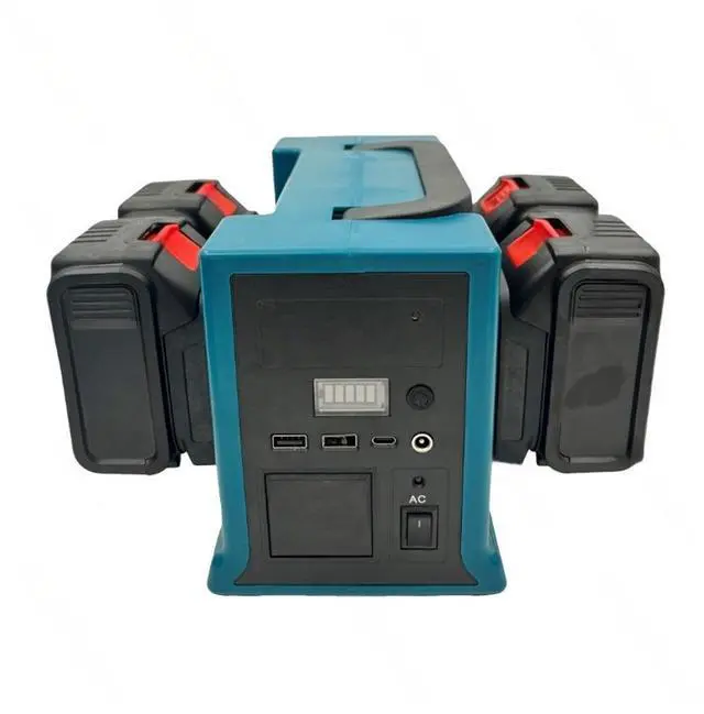 Main image of 330W LED Outdoor Camping Mobile Portable Power Supply DC 21V to AC 220V Converter Lithium Ion Battery Inverter USB DC5V/12V