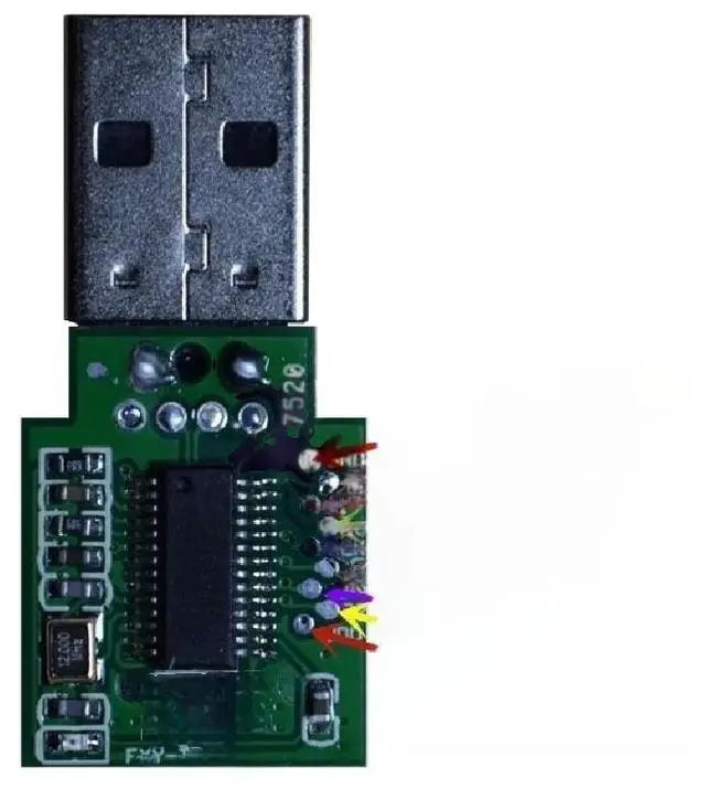 Main image of 2pcs EMMC programmer AU6438 card reader mobile phone font SP repair data recovery slide unlock