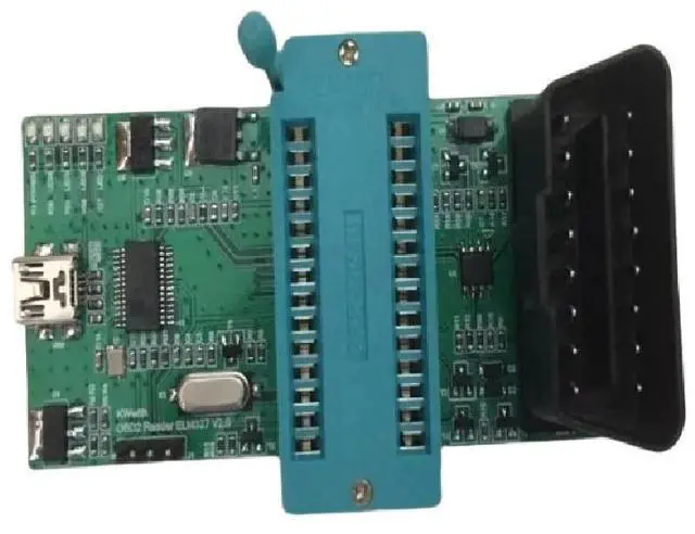 Main image of ELM327/PIC18F25K80-I/SS chip test fixture