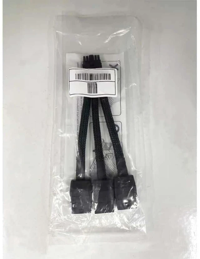 Main image of Suitable 3x8-pin to 12+4-pin 12V high-power GPU power cable for 3090, 4080 and 4090 graphics cards.