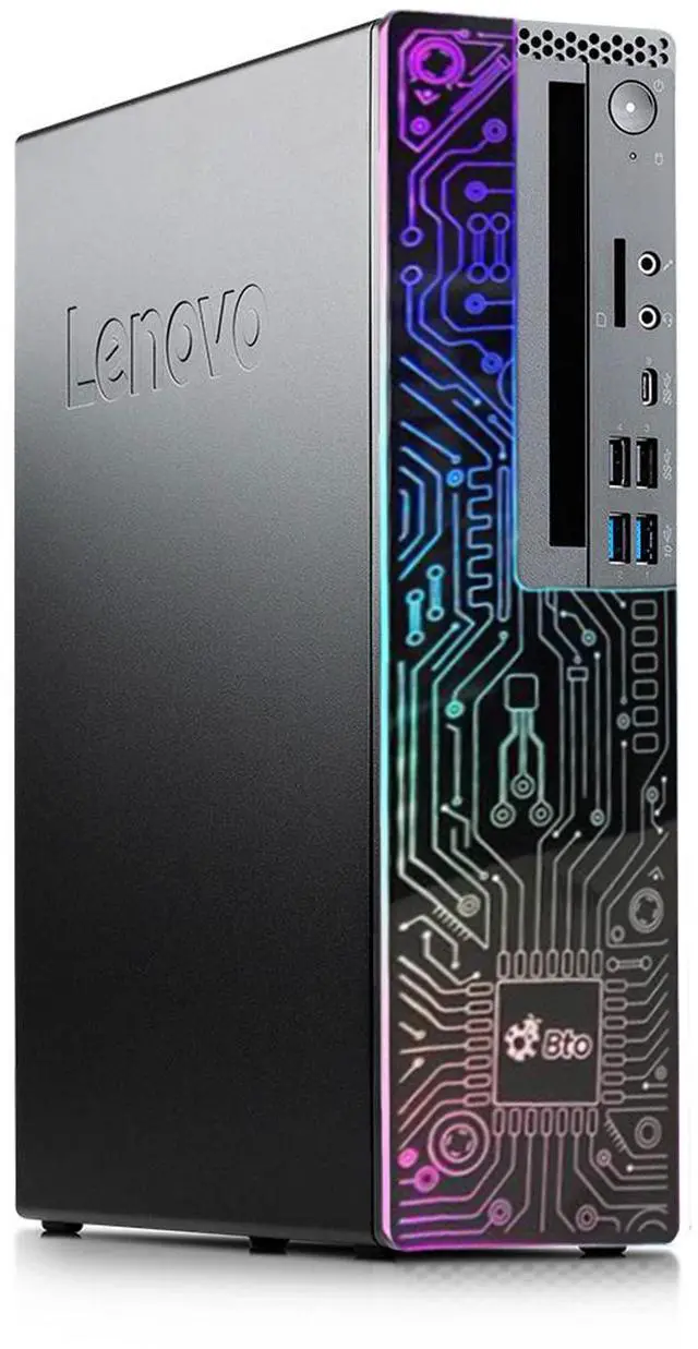 Alt view image 2 of 7 - Lenovo ThinkCentre M920 Desktop SFF Computer PC Intel Hexa Core i5-8500 up to 4.10GHZ, 8GB DDR4 Ram,256GB NVMe, Built-in Wi-Fi + Bluetooth, Keyboard & Mouse, Windows 11 Pro (Refurbished)