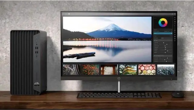 Alt view image 2 of 7 - HP 600 G6 Tower Desktop PC, Intel Hexa Core i5-10500 10th Gen. Processor up to 4.50 GHz, 32GB DDR4 Ram, 1TB SSD, NVIDIA GeForce GTX 1050Ti, 24Inch Monitor, RGB Keyboard & Mouse, Wi-Fi, Window 11 Pro