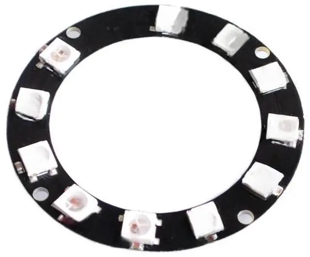 Main image of RGB LED Ring 12 Bits LEDs WS2812 5050 RGB LED Ring Lamp Light with Integrated Drivers